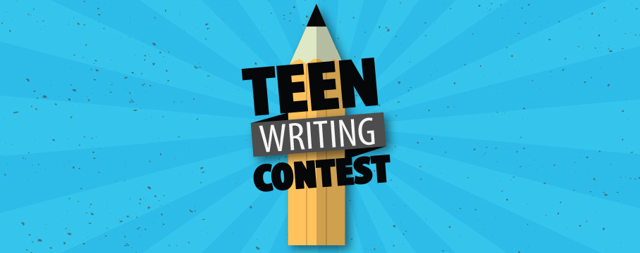 Teen writing contest banner