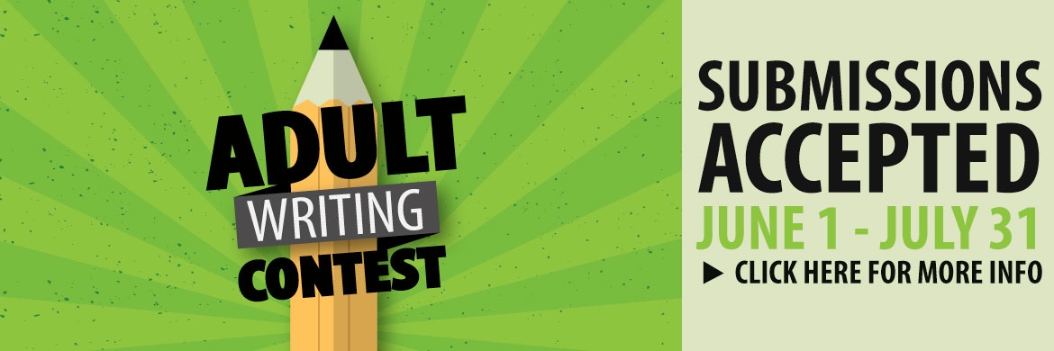 Adult Writing Contest banner